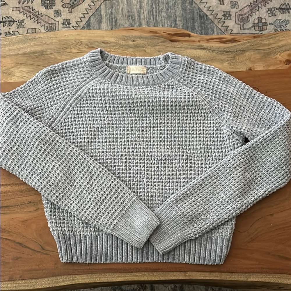Light Blue Altar’d State Cropped Sweater